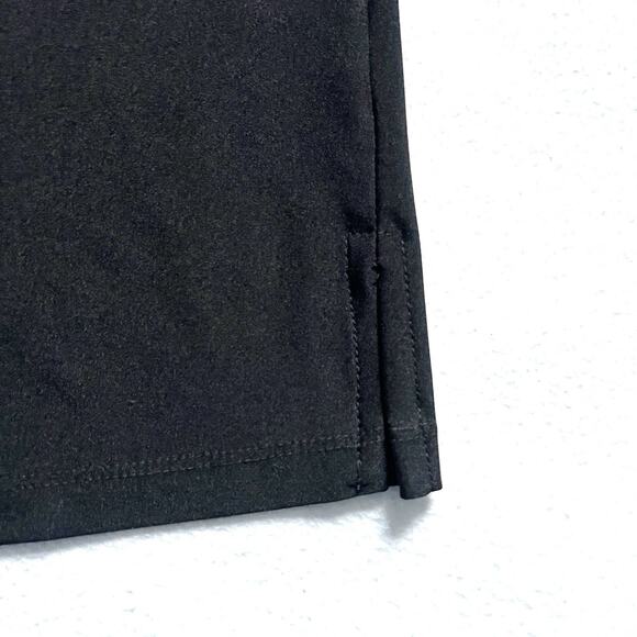 Jamie Sadock 1/2 Zip Golf Shirt Black Gray Texture Teal Aqua Sleeveless Polo M - Picture 3 of 11